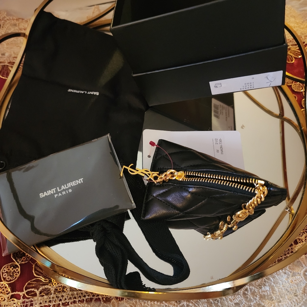 Authentic yves Saint laurent key chain